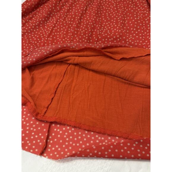 Women's Anthropolgie 9-H15 STCL Dress Red Cream Dot Sz M Beach Preppy Wedding - Picture 8 of 16